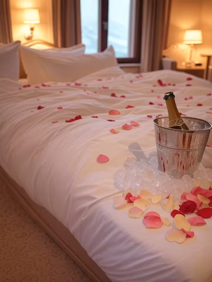 Romantisches Hotelzimmer für Sugar Dating Wochenende in Österreich